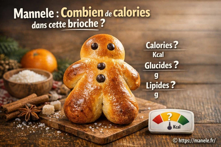 Mannele : combien de calories dans cette brioche traditionnelle ?