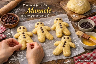 Comment faire des mannele sans emporte-pièce facilement ?