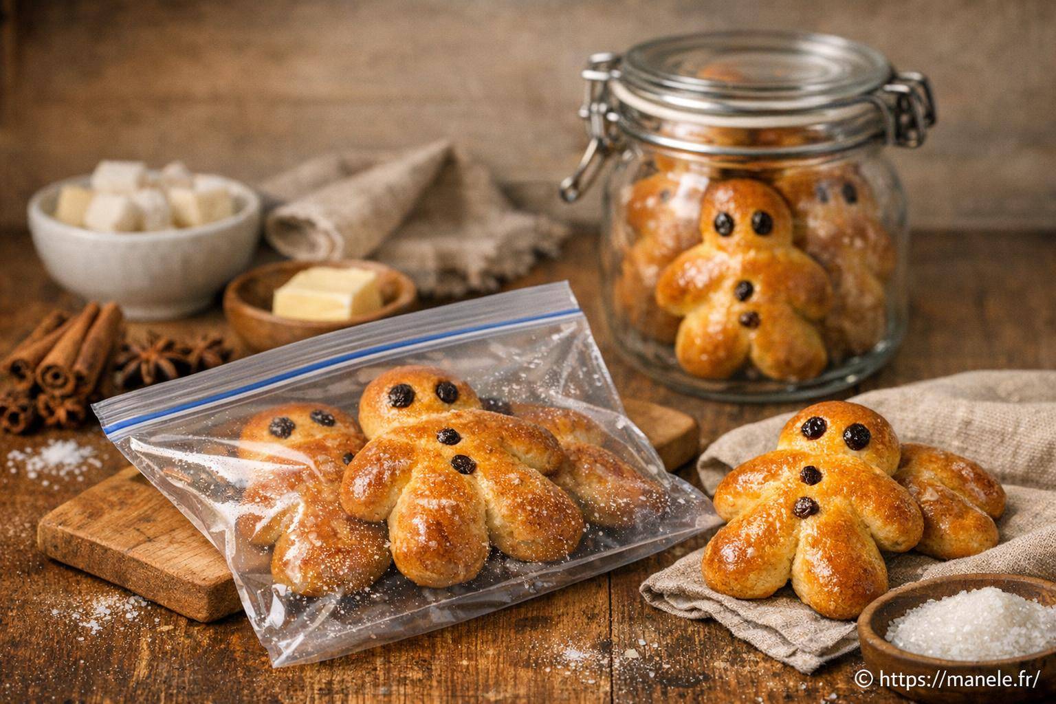 Comment conserver les mannele pour qu'ils restent moelleux ?