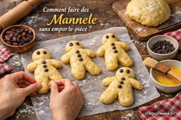 Comment faire des mannele sans emporte-pièce facilement ?