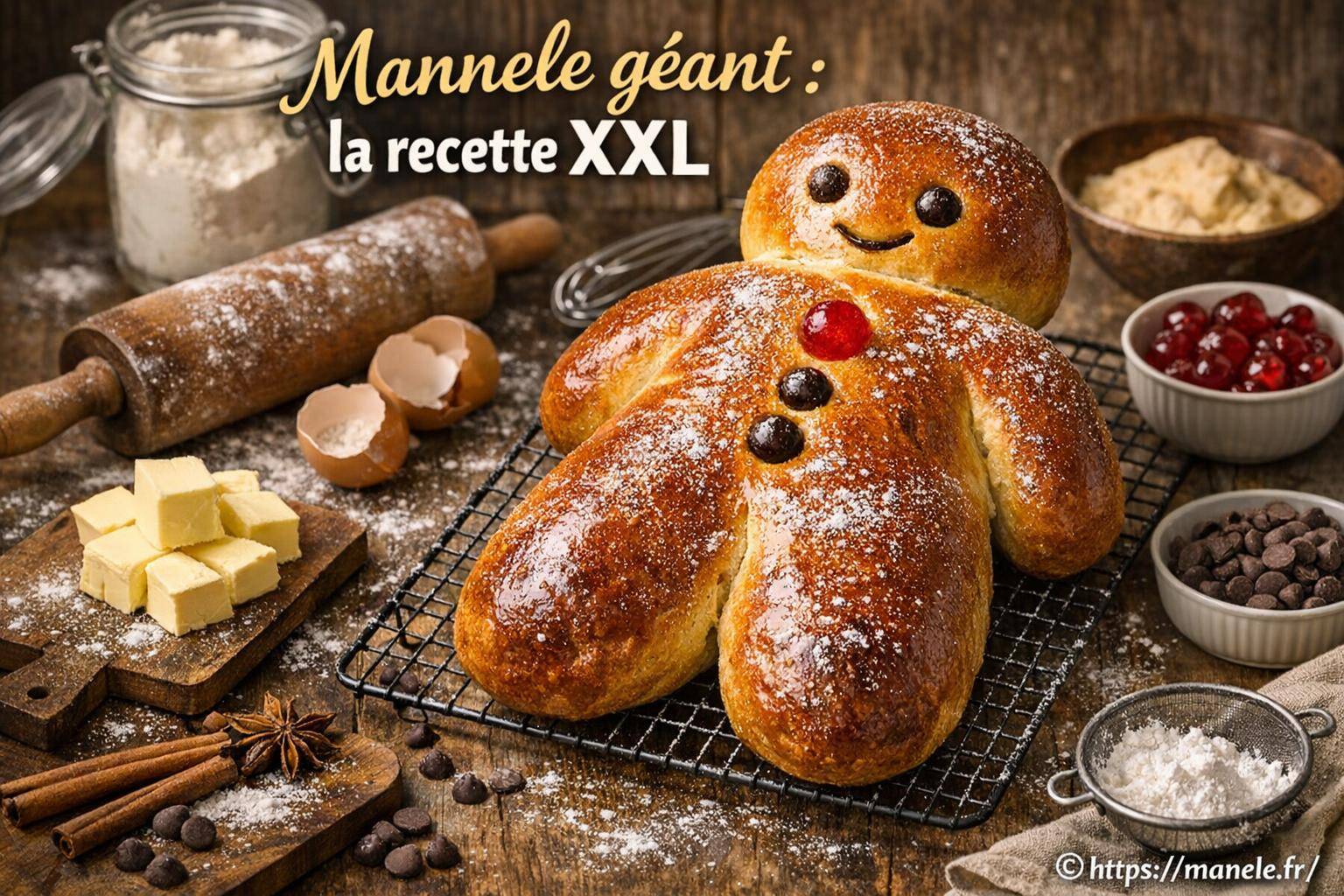 Mannele géant : la recette XXL pour un goûter réussi