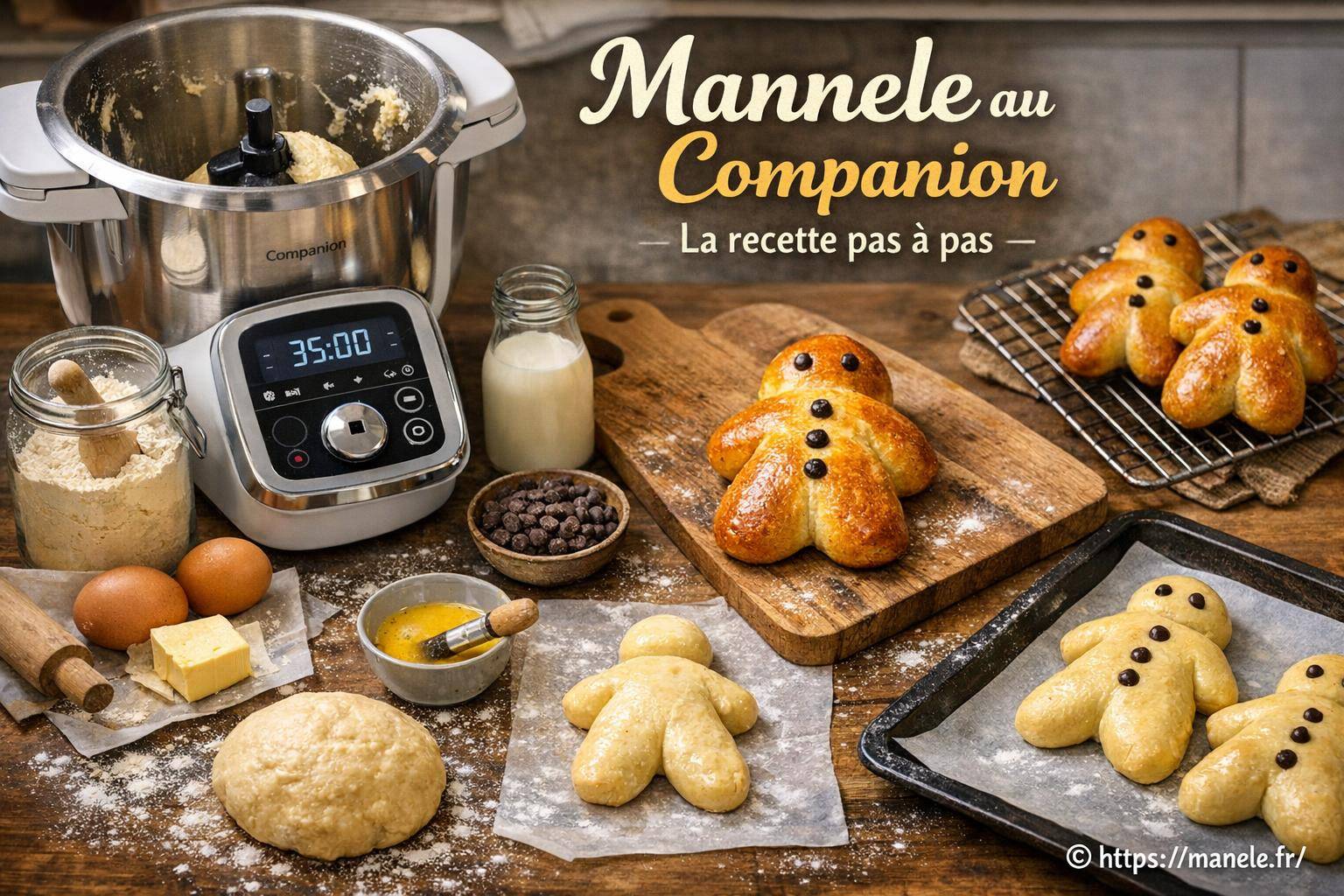Mannele au Companion : la recette pas à pas pour réussir votre brioche