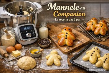 Mannele au Companion : la recette pas à pas pour réussir votre brioche