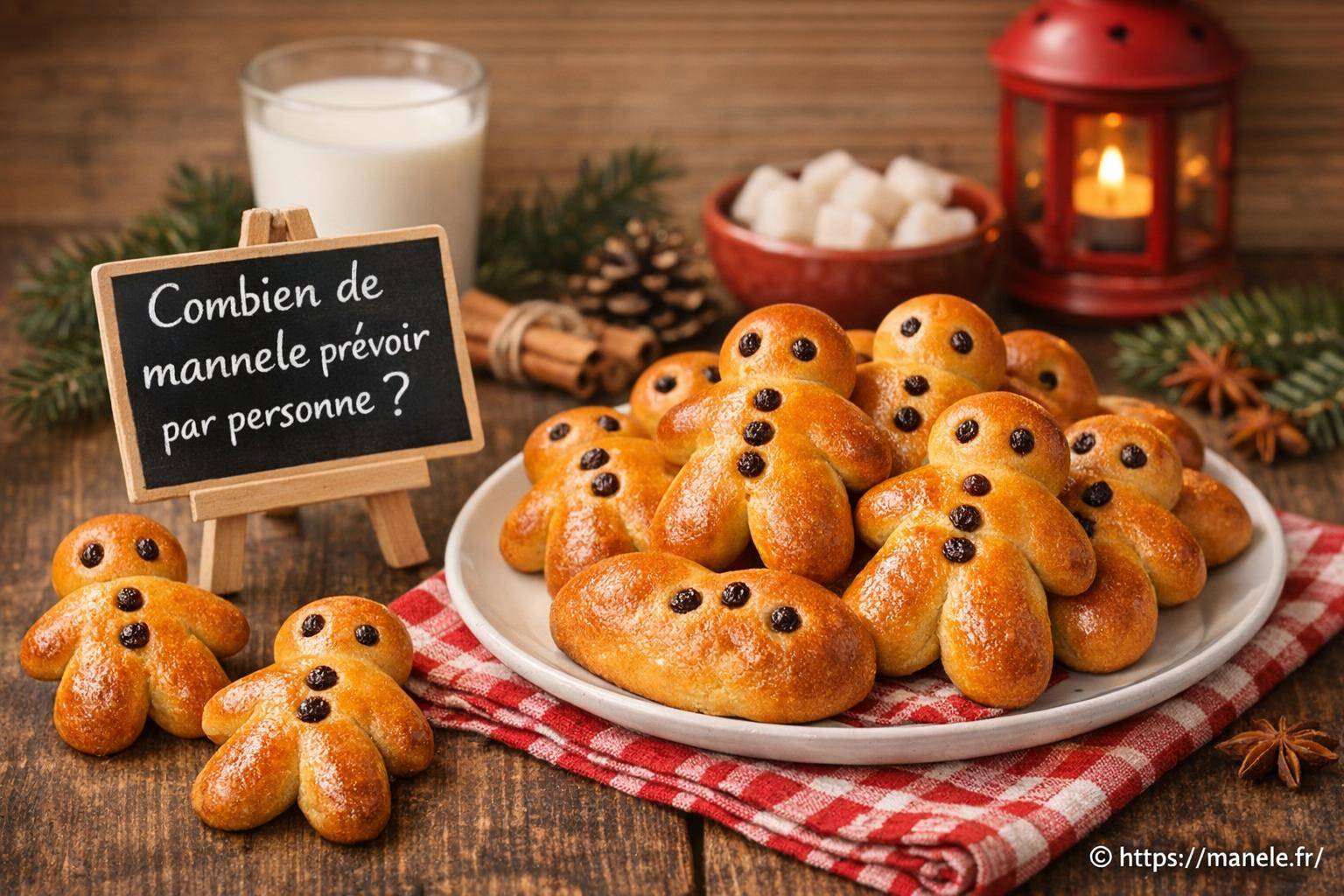 Combien de mannele prévoir par personne ?