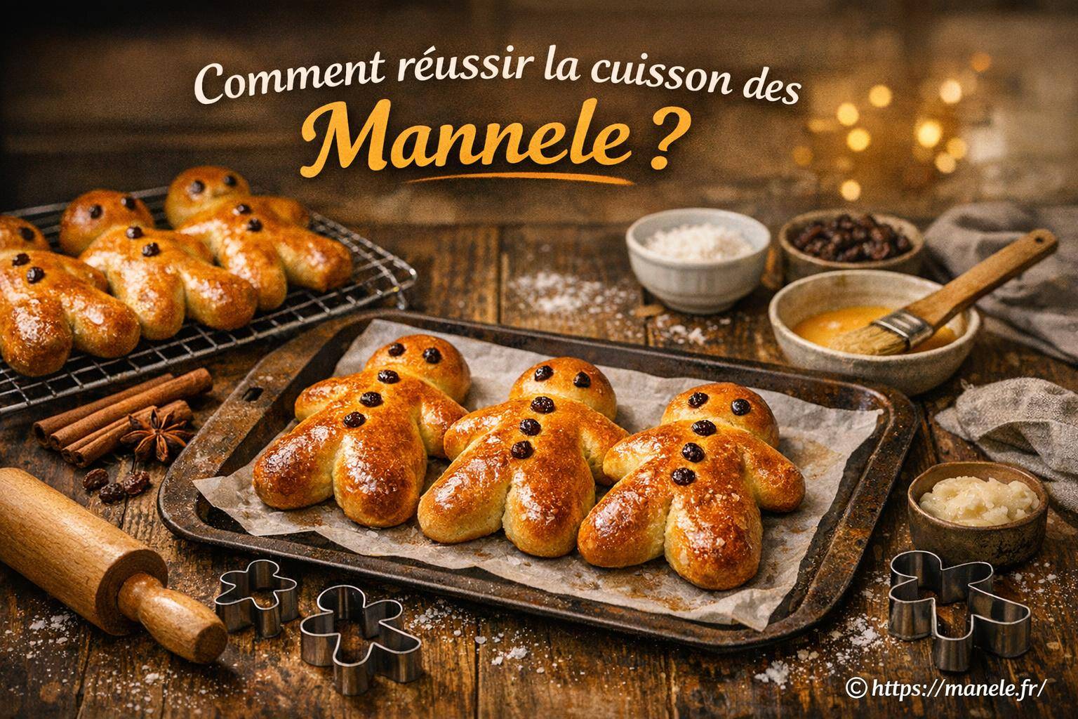 Comment réussir la cuisson des mannele pour un résultat parfait ?
