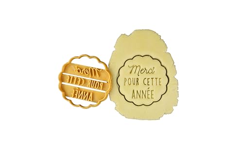3DKOUPE - Emporte-pièce cannelé - Merci pour cette année - C