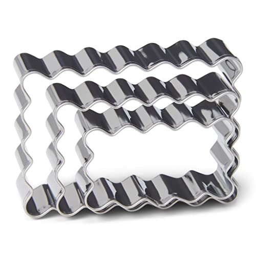 patisse 13706 – Assortiment de 3 découpoirs rectangulaires e