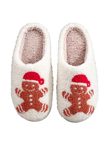 Pantoufles de Noël - Chaudes - Pour lhiver - Pour homme et f