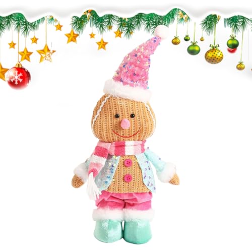 Manolyee Peluche Bonhomme De Pain Dépice - Doudou Noël en Fo