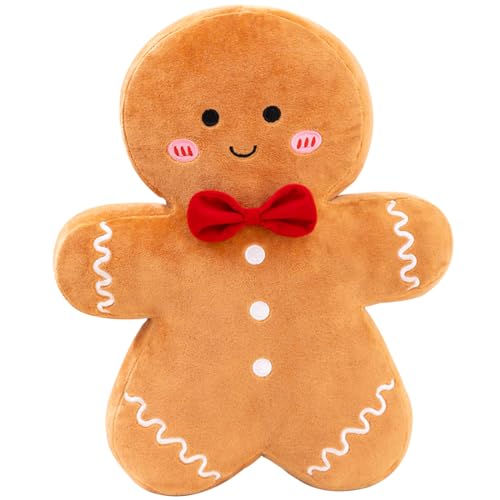 MEZHEN Mini Peluche Bonhomme de Pain dÉpices Oreiller Coussi