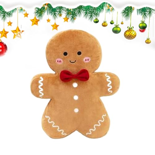 Nbbwwu Peluche Bonhomme en Pain dÉpice | Coussin Christmas B