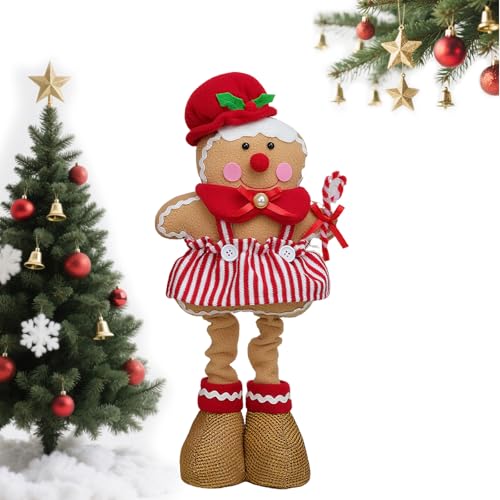 Figurines de Noël en Peluche Bonhomme en Pain Dépice, Poupée