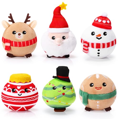 Suilung 6 Pièces Ornements en Peluche de Noël Décoration de 