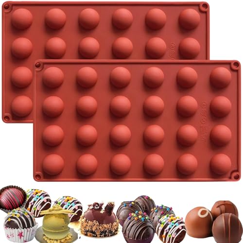 YXHZVON Moule à Chocolat en Silicone, 2 Pièces Moules à Choc