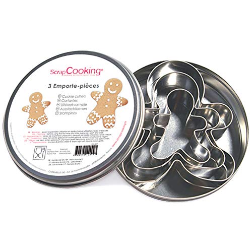 ScrapCooking - Découpoirs Bonhommes Pain dÉpices en Inox - 3